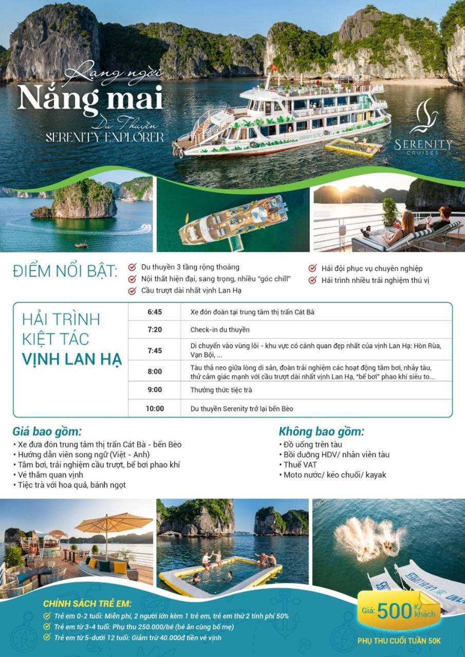 Emerald Hotel Cát Bà Dong Khe Sau Exterior foto